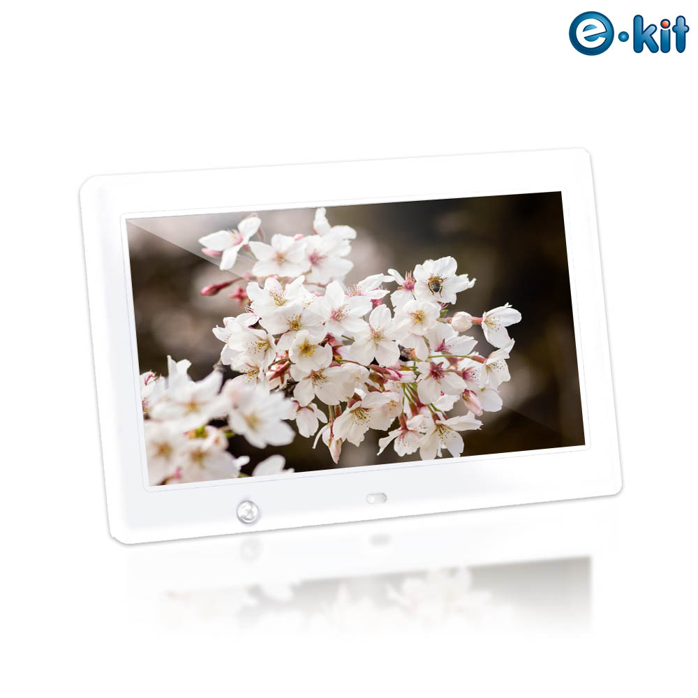 e-Kit 逸奇 10吋人體感應數位相框電子相冊-白色款 DF-S10-W（其他規格）