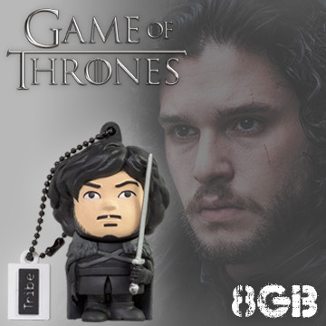 【義大利TRIBE 】Game of Thrones 冰與火之歌8GB 隨身碟瓊恩·雪諾