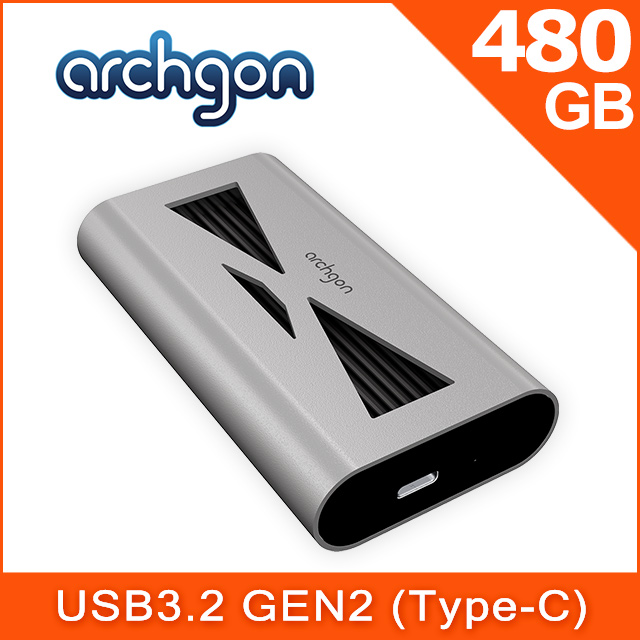 archgon 亞齊慷 PCIe 480GB外接式固態硬碟 S93(MS-9315) 銀色