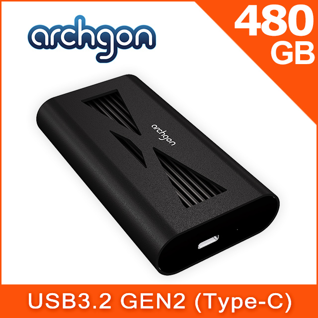 archgon 亞齊慷 PCIe 480GB外接式固態硬碟 S93(MS-9315) 黑色