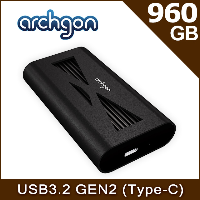 archgon 亞齊慷 PCIe 960GB外接式固態硬碟 S93(MS-9315) 黑色