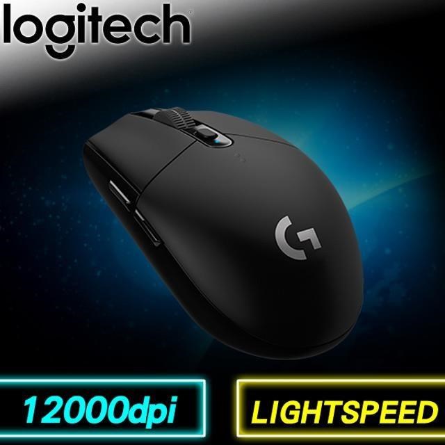 【南紡購物中心】   G304 LIGHTSPEED 無線電競滑鼠《黑》