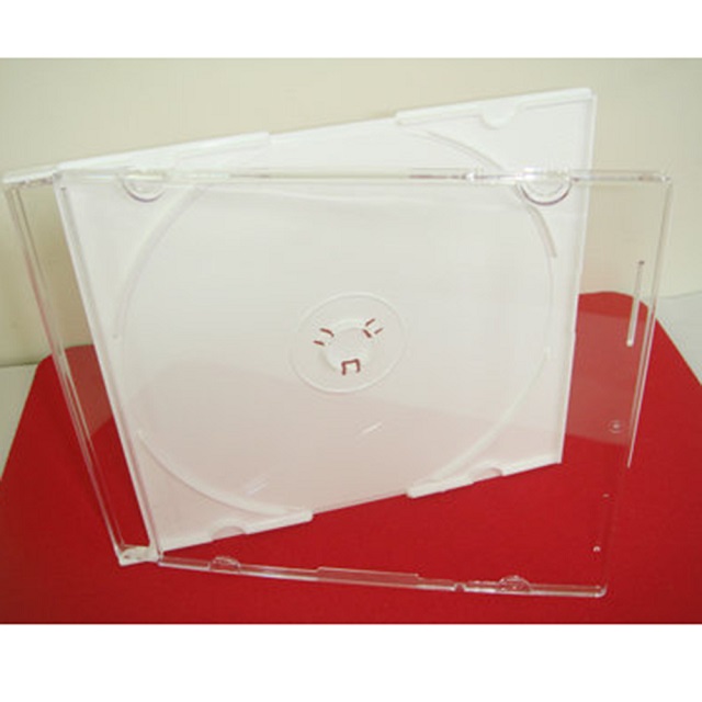 【臺灣製造】12CM專用─ 5mm slim case白底PS壓克力CD盒/DVD盒/光碟盒/CD殼 50個 - PChome 24h購物