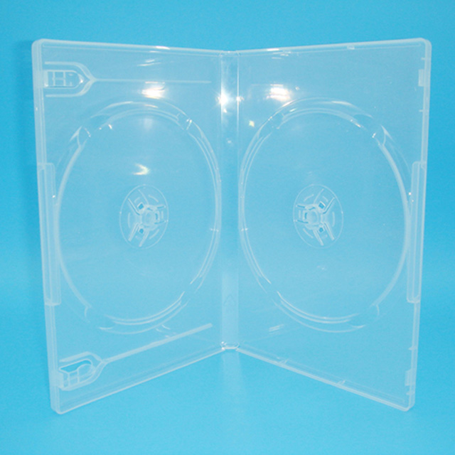 【臺灣製造】雙片裝14mm PP霧透 CD盒/DVD盒/光碟盒/CD殼/有膜 25個