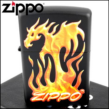 Zippo 美系~Dragon Design-火焰龍立體圖案打火機