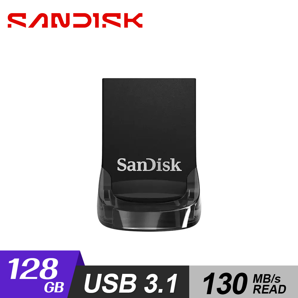 SanDisk 晟碟 CZ430 ULTRA Fit USB 隨身碟 128GB