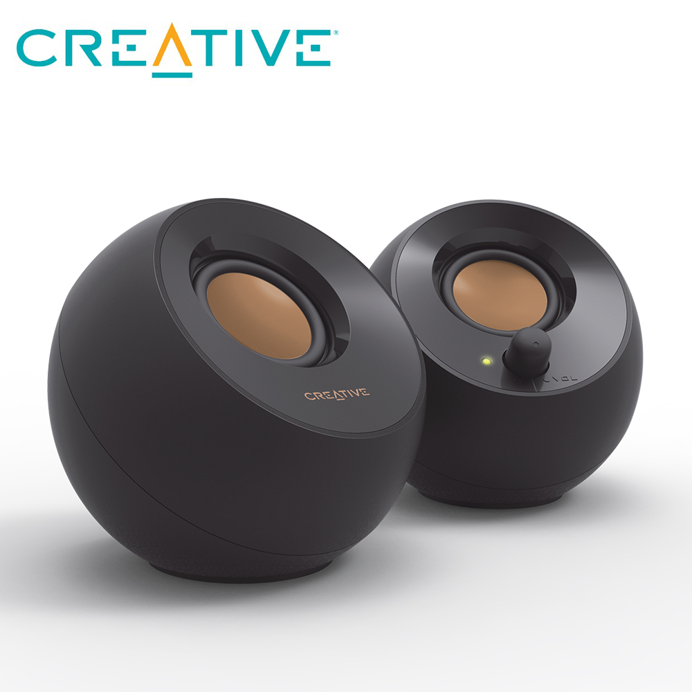 Creative Pebble USB 2.0 桌上型喇叭 黑色