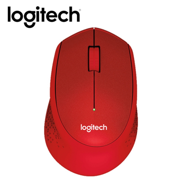 Logitech 羅技 M331 無線靜音滑鼠-紅