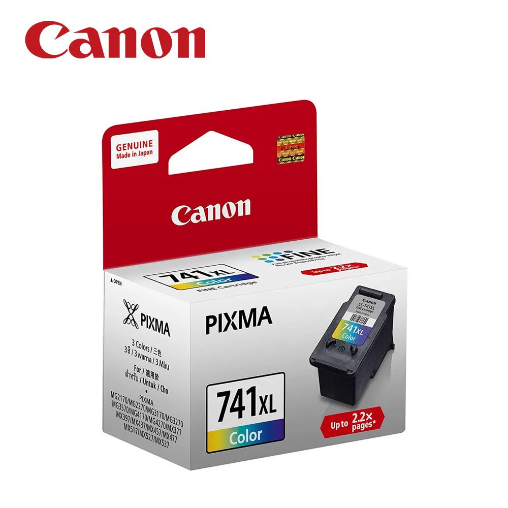 Canon 佳能 CL-741XL 彩色高容量墨水匣