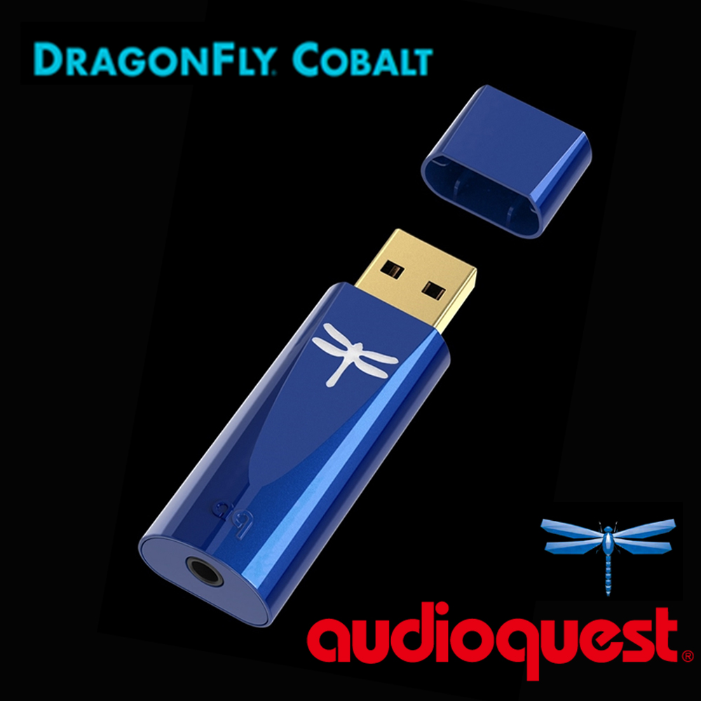 Audioquest DragonFly USB DAC COBALT 數位轉類比 耳機擴大機 (第四代 COBALT版) 藍蜻蜓