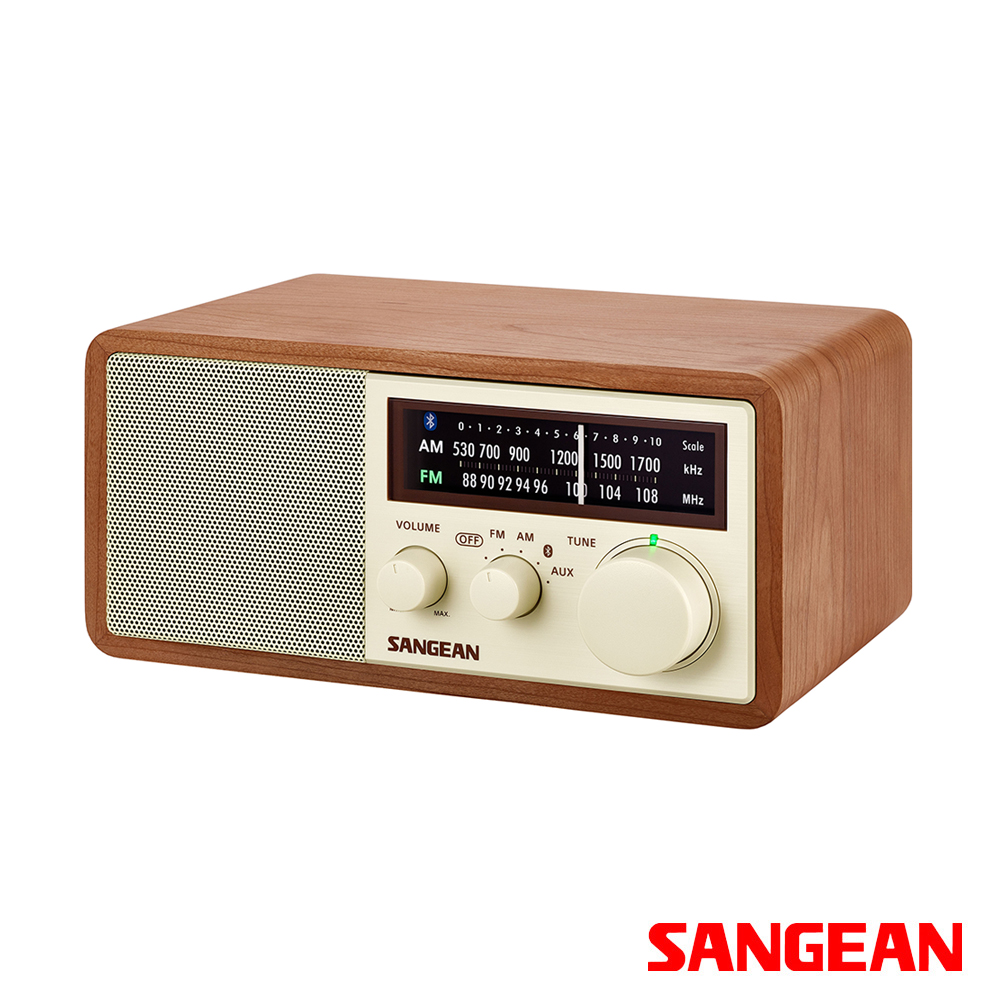 SANGEAN 山進 藍芽 USB 二波段復古收音機 WR16