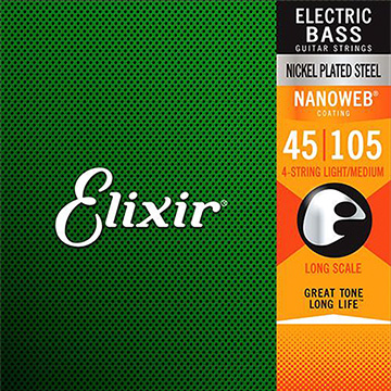 ELIXIR EXXB-14077 貝斯四弦套弦 頂級專利表層披覆吉他弦