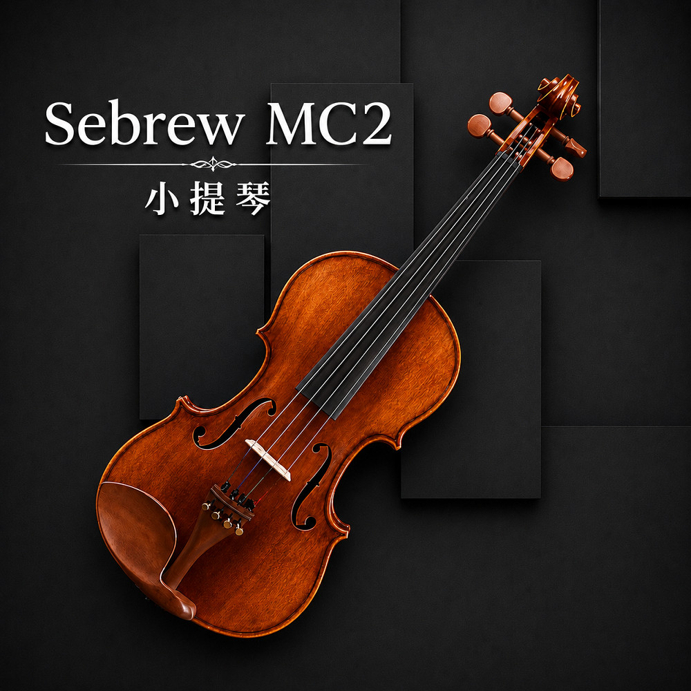 Sebrew 希伯萊 MC-2高級雲杉實木小提琴專業考級版 (全配贈送)
