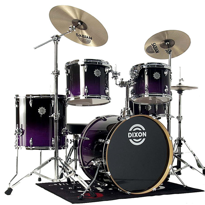 DIXON Predator系列鼓組(含9270支架/Sabian銅鈸/鼓椅/鼓棒/踏板)~可