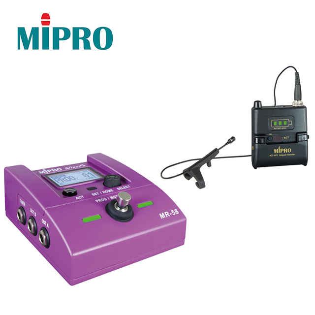 MIPRO 嘉強 MR-58VL 小提琴中提琴無線麥克風組 原廠公司貨 商品保固有保障