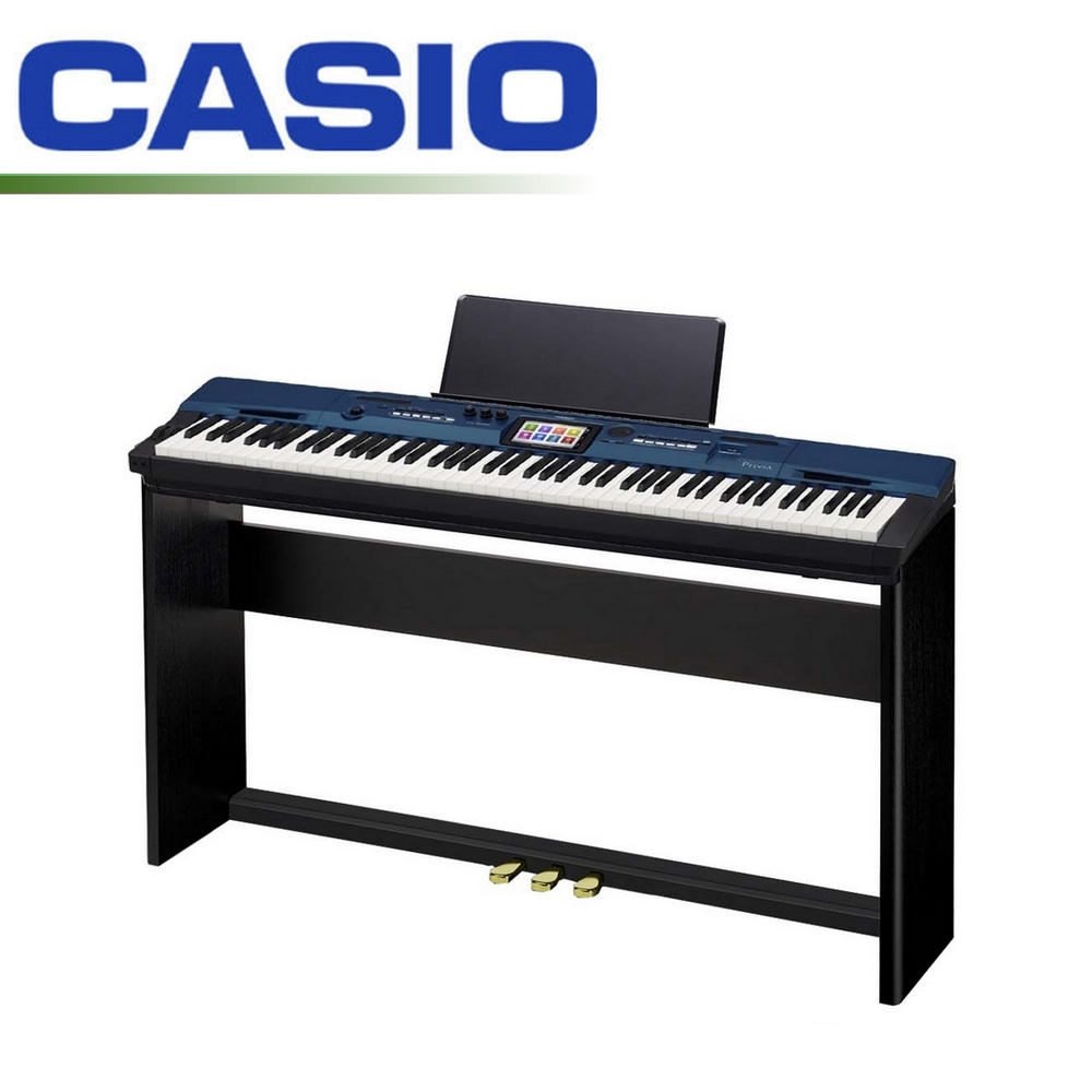 CASIO 卡西歐 標準88鍵數位鋼琴彩色觸控大螢幕多功能伴型態套裝組 PX-560 / 公司貨保固