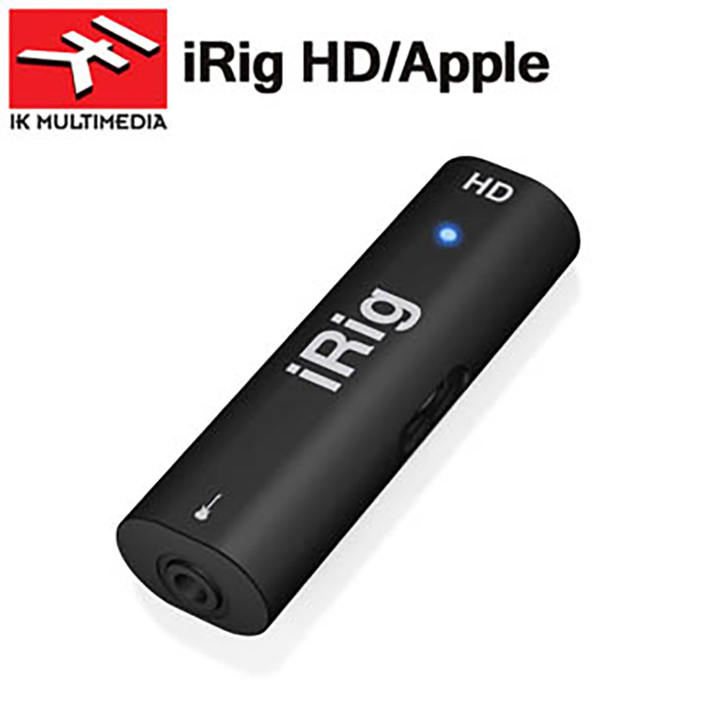 IK Multimedia iRig HD 吉他貝斯樂器錄音介面義大利製iPhone iPad Mac適用