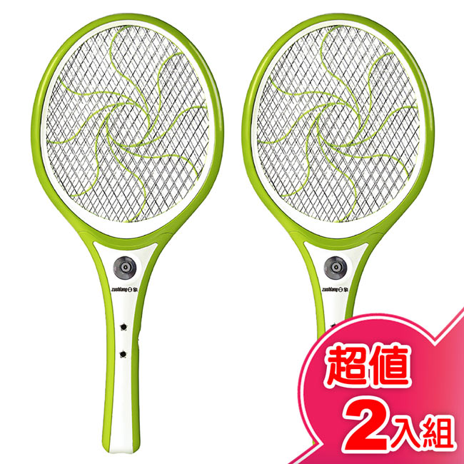 日象 特大迴旋充電式電蚊拍 ZOEM-5188 (二入組)