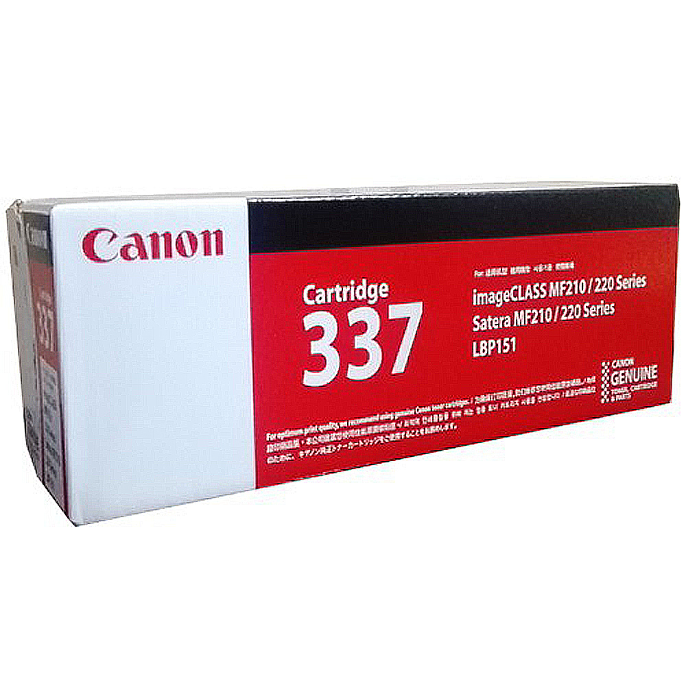 Canon 佳能 CRG-337 / crg337 原廠盒裝 黑色 碳粉匣 - 單入
