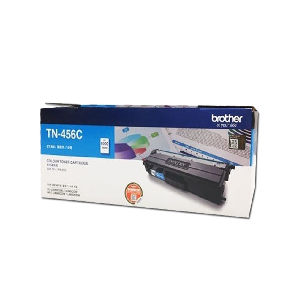 【公司貨】Brother TN-456C 藍色碳粉 6.5K 原廠盒裝碳粉匣