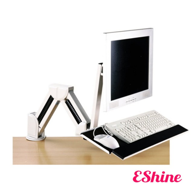 EShine 131AA 螢幕 鍵盤滑鼠 壁掛夾桌架