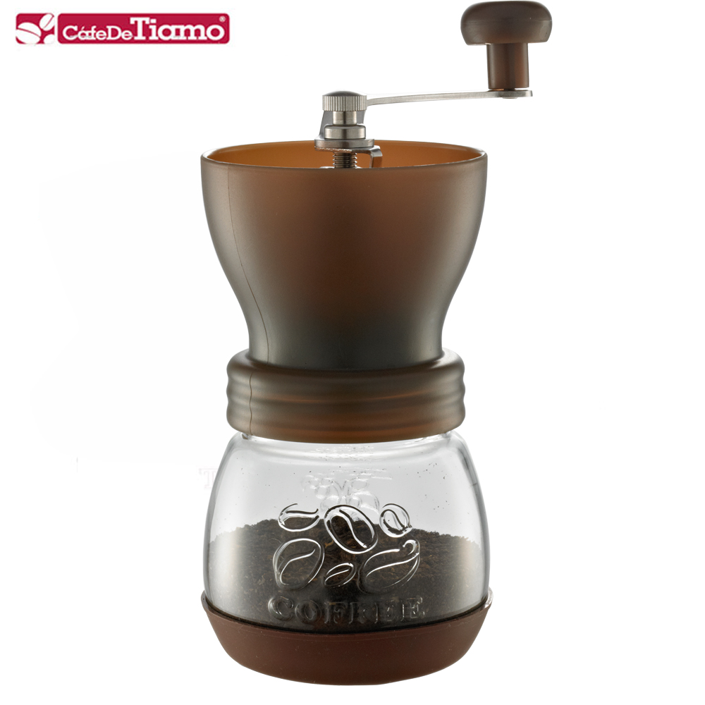 Tiamo 0925密封罐陶瓷磨豆機-4色(HG6149)（其他規格）