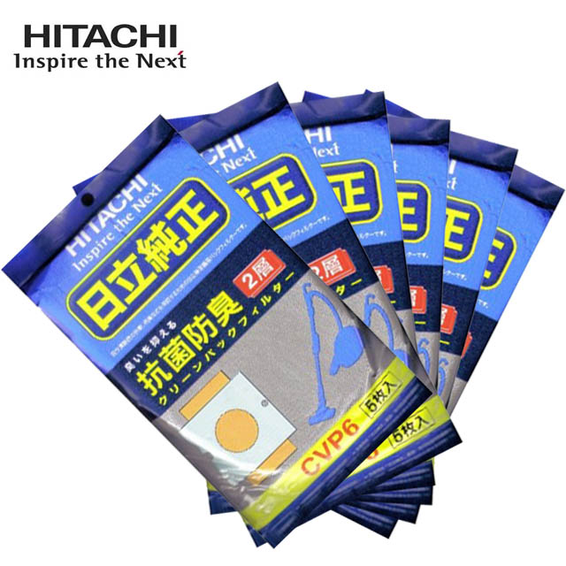 HITACHI 日立 抗菌防臭集塵袋(CVP6)-6包/30入裝