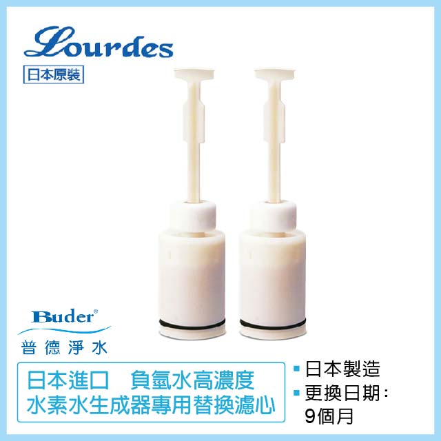 【Buder 普德】日本進口 負氫水高濃度水素水生成器專用替換濾芯(兩入)