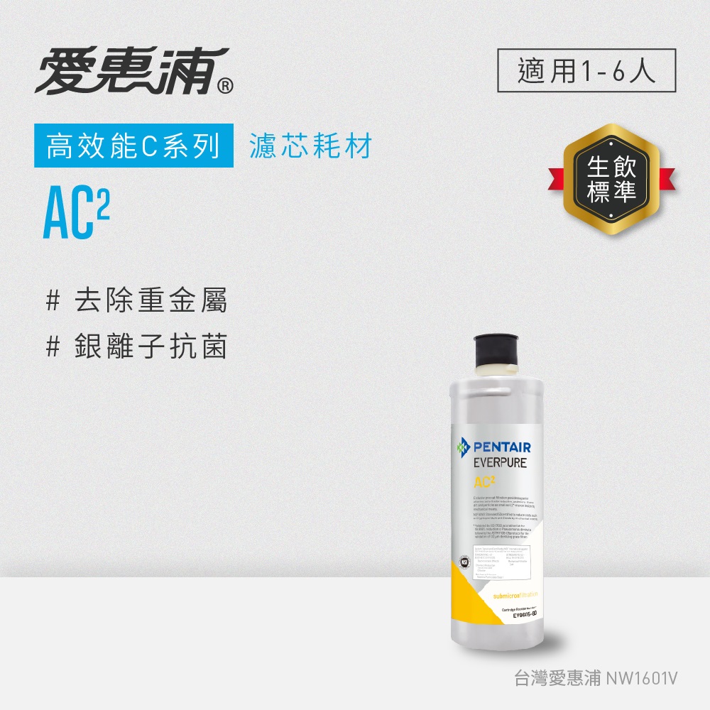 EVERPURE 愛惠浦 AC2活性碳濾芯(DIY更換)