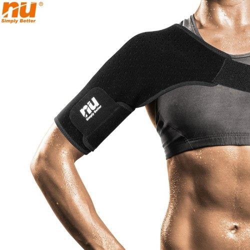 恩悠數位 【南紡購物中心】 NU 鈦鍺能量 冰紗護肩帶 (五十肩專用)