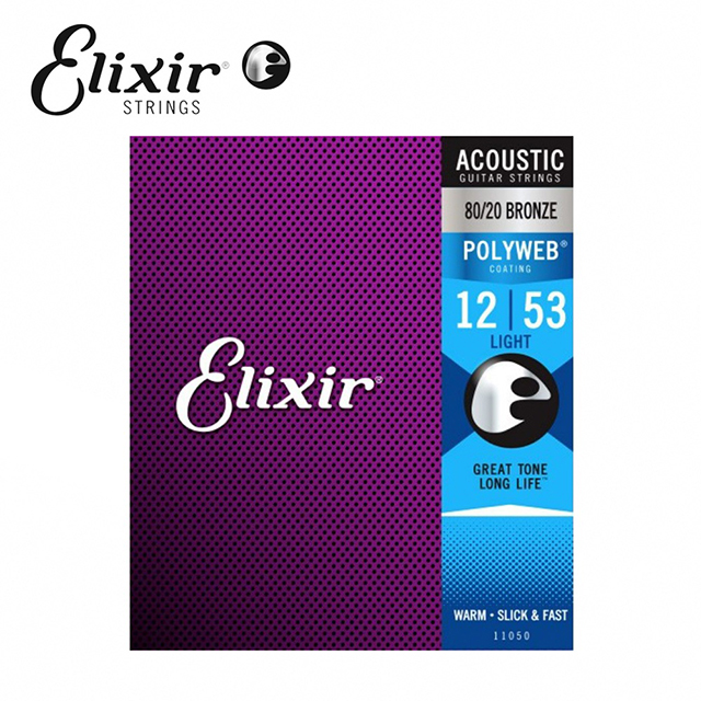 ELIXIR EXXF-11050 Polyweb 民謠吉他套弦（其他規格）