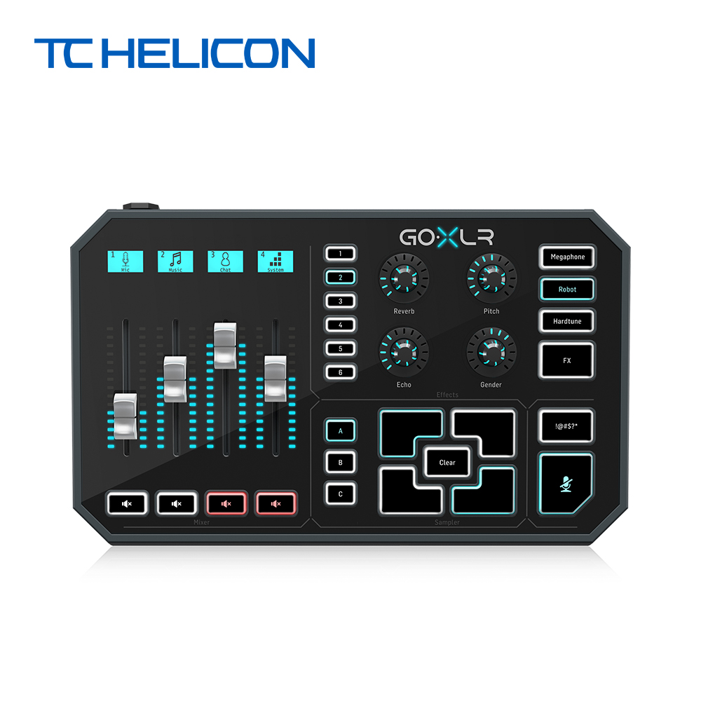 tc Helicon GO XLR 直播電競混音人聲效果器- PChome 24h購物