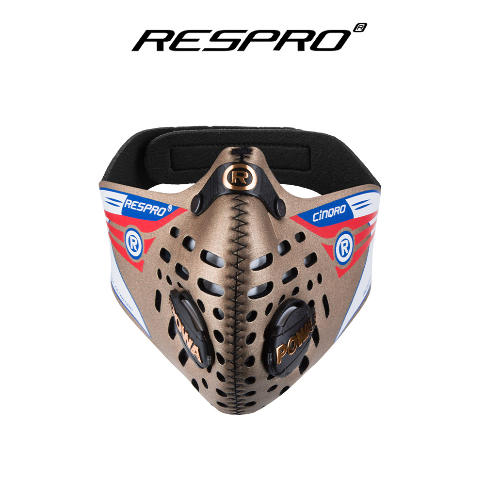 RESPRO 英國 CINQRO 運動款多重防護口罩( 黃金 )