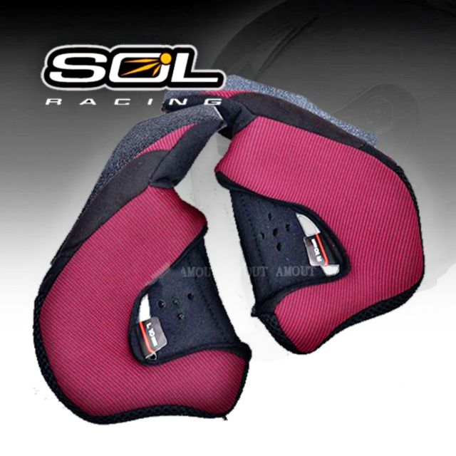 SOL 『零配件』SO7 / SO7E 耳襯-兩個型號通用兩頰內襯COOLMAX布料完整包覆服貼透氣固定臉部拆卸安裝便利可清洗請注意適用型號