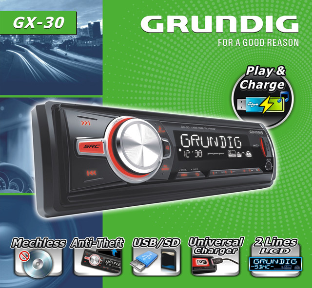 德國歌蘭蒂grundig Gx 30 無碟機汽車音響主機 Pchome 24h購物