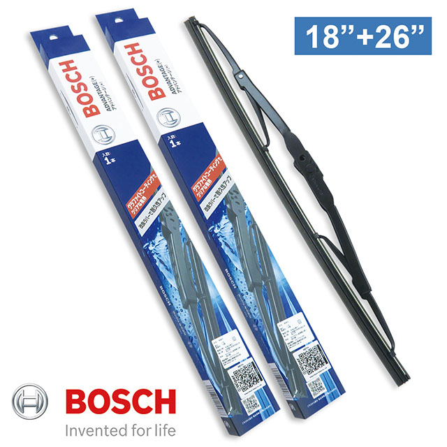 BOSCH 博世 日本海外版超滑順石墨雨刷18+26吋