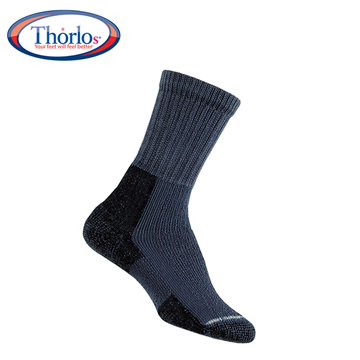 Thorlos KXW 女款厚底登山健行襪 深藍