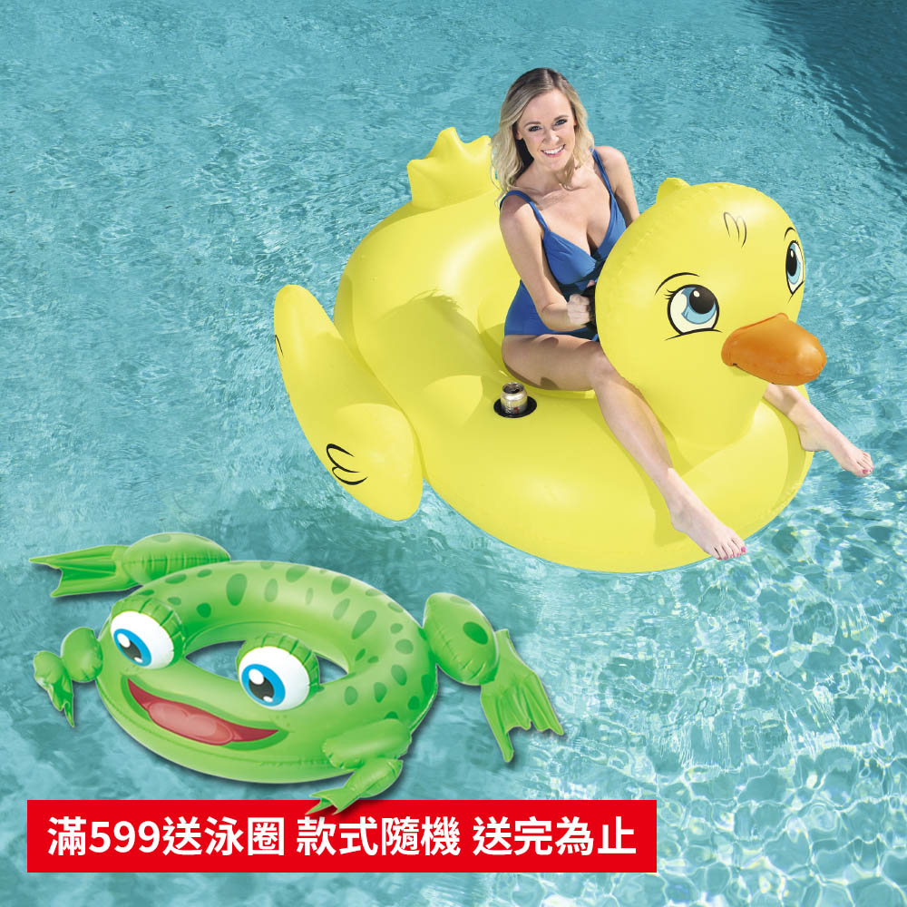 愛而富 【L&R】巨型鴨成人充氣騎乘/坐騎
