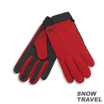 SNOW TRAVEL 雪之旅 SNOWTRAVEL WINDBLOC防風保暖手套(小羊皮)(紅色)
