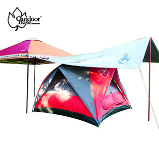 OutdoorBase 100%抗UV快速降溫-20度27秒斜角帳專用抗UV冰涼墊多層防曬隔熱墊 內附收納袋-OB21669