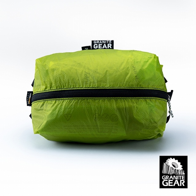 GRANITE GEAR AIR ZIPPSACK 9L抗撥水拉鍊式壓縮袋 (萊姆綠) PChome 24h購物