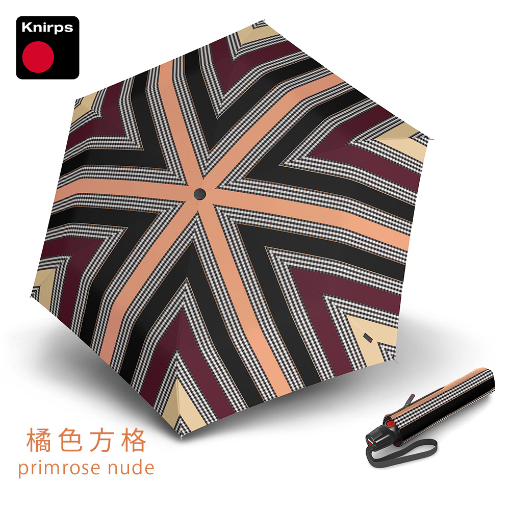 Knirps 德國紅點傘 自動傘-經典自動開收晴雨傘(T200-方格款/威品嚴選)