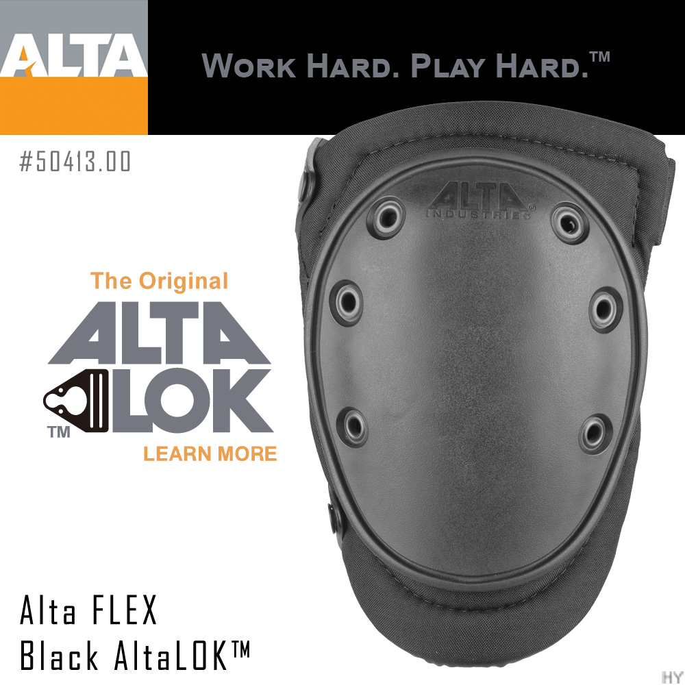 Alta FLEX-LOK/黑色護 膝#50413.00