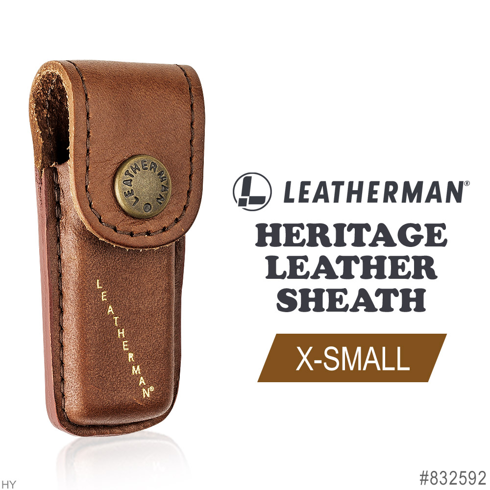LEATHERMAN 傳承系列棕色皮套(迷你)#832592