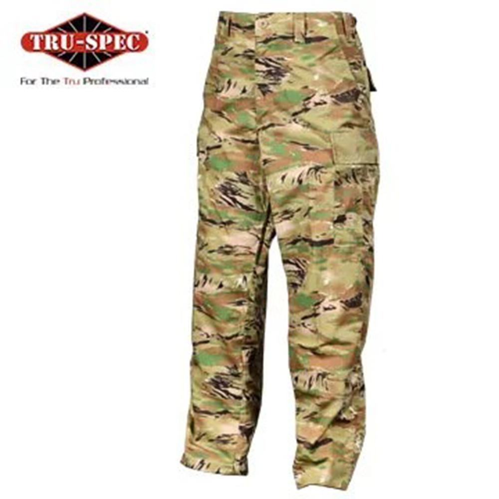 TRU SPEC 鐵士貝克 鐵士軍規【TRU-SPEC】亞洲限定 經典BDU長褲 多地虎斑迷彩（其他規格）
