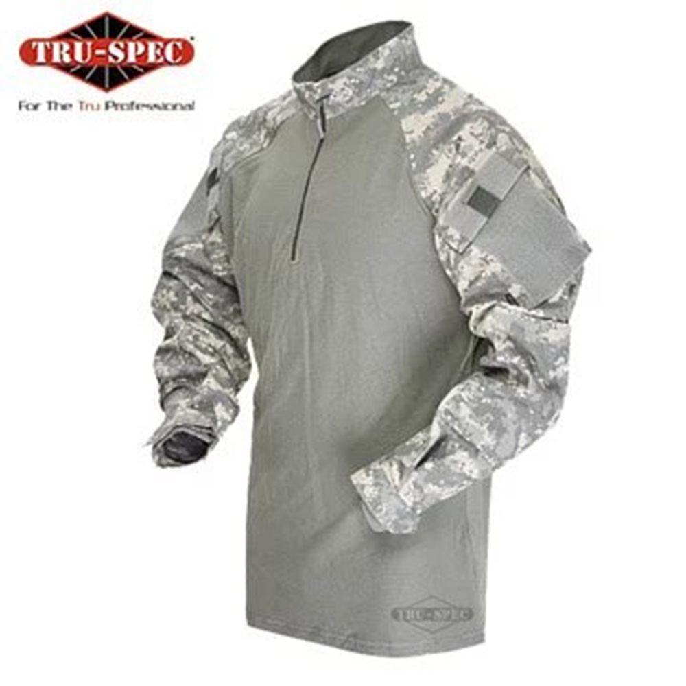 TRU SPEC 鐵士貝克 鐵士軍規【TRU-SPEC】1/4 開口領青蛙裝戰鬥服 - 50/50 - 數位迷彩
