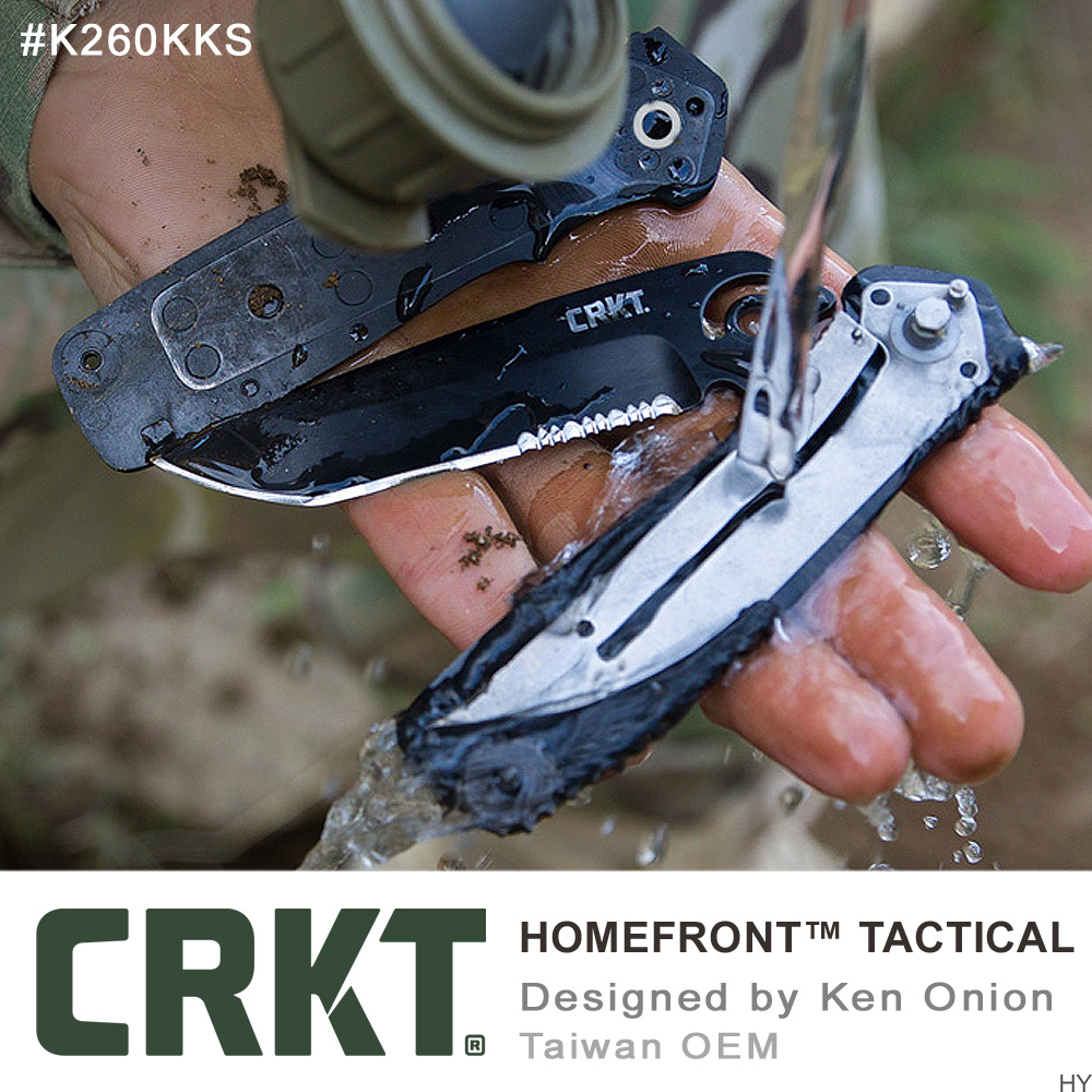 CRKT Homefront TACTICAL可拆式折刀#K260KKS