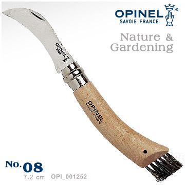 OPINEL Nature & Gardening 法國刀園藝系列-不銹鋼採菇刀(No.8 #OPI_001252)
