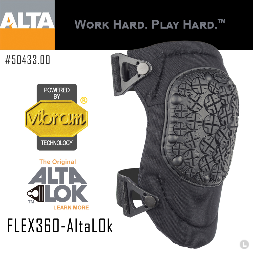 Alta FLEX360-LOk護 膝/黑 #50433