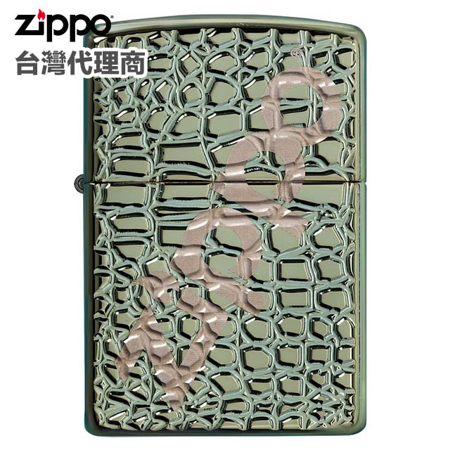 Zippo 下殺7折*加碼送2罐燃油 鱷魚重甲 防風打火機